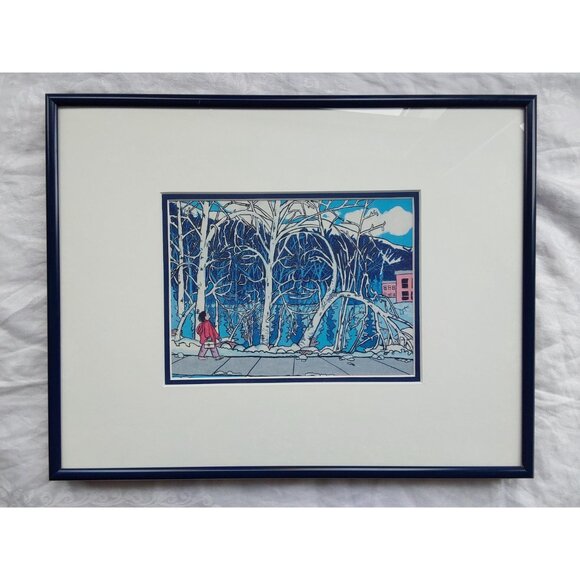 Jim Logan framed print Teachings of my Elders on my Mind | Canadian Metis artist - Picture 3 of 9